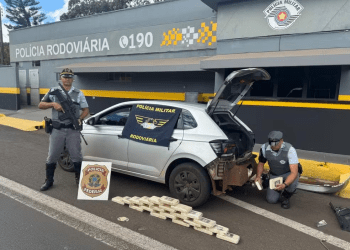 Douradense é preso com mais de 27 quilos de cocaína no interior de SP